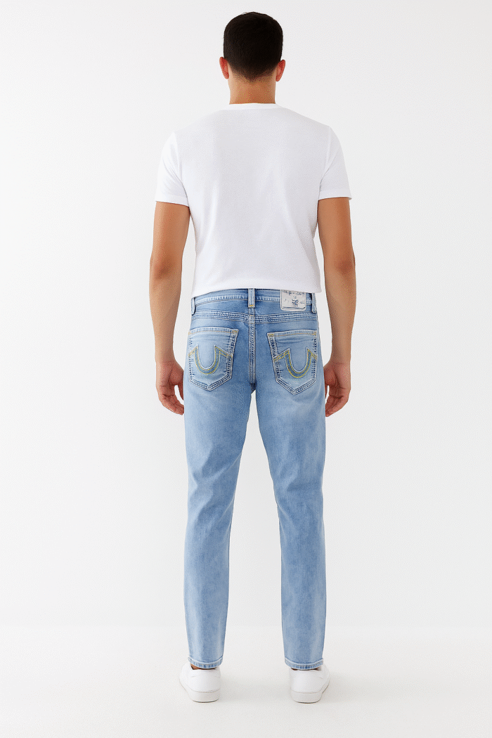 Men’s Premium Ankle-Length TR Jeans - Image 4