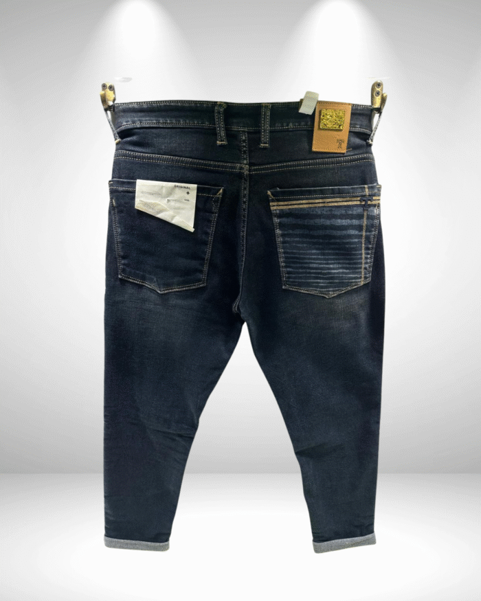 Men’s Premium Ankle-Length Slim Fit Jeans - Image 2