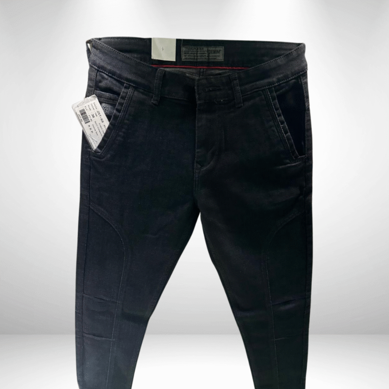 Men’s Premium Black Ankle-Length Jeans