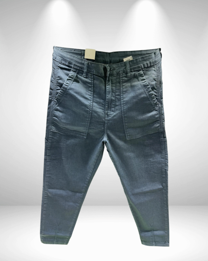 Men’s Ankle Length Baggy Fit Jeans - Image 3
