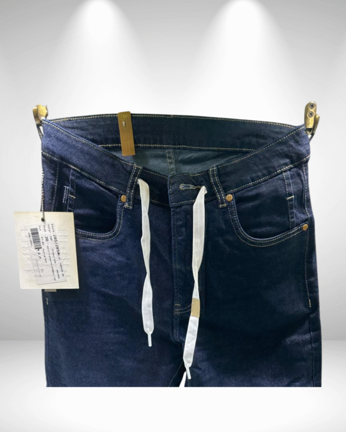 Men’s Baggy Fit Jeans With Drawstring - Image 2