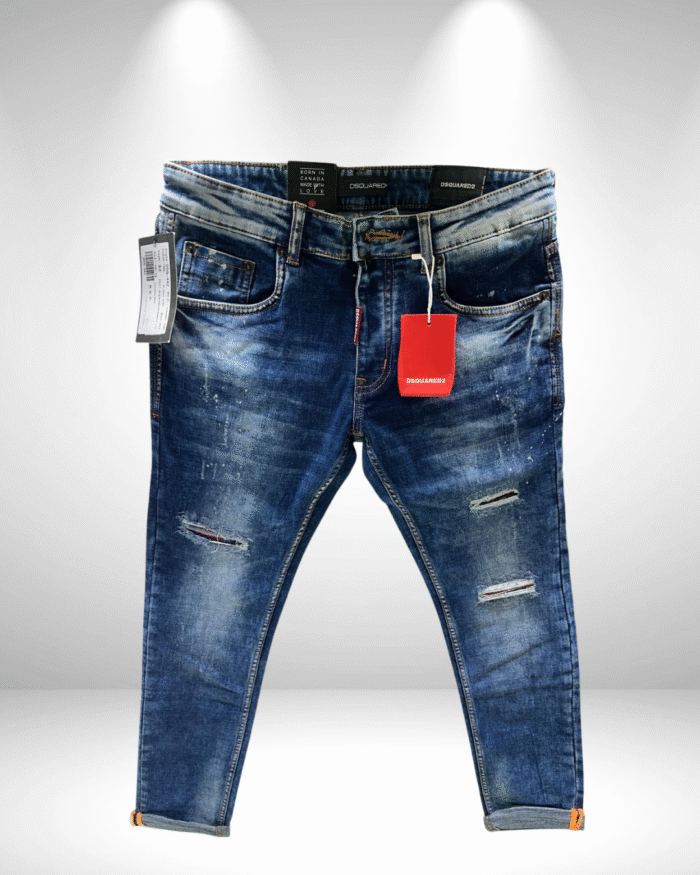 Men’s Casual distressed finish Jeans