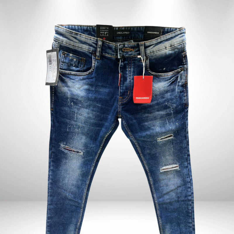 Men’s Casual distressed finish Jeans