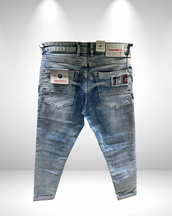 Premium Men’s light Blue Denim Jeans - Image 2
