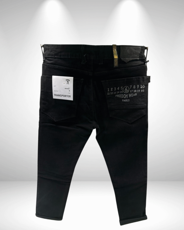 Premium Quality Men’s Black Jeans | Ankle Length | Stylish Casual Denim - Image 2